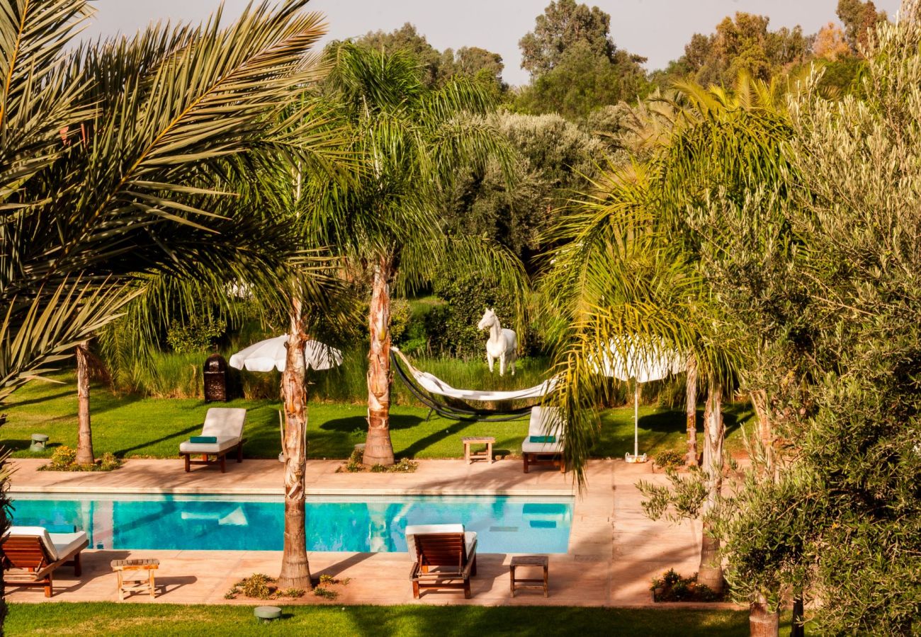 Villa en Marrakech Alentours - VILLA JARDIN NOMADE MARRAKECH 7-BD