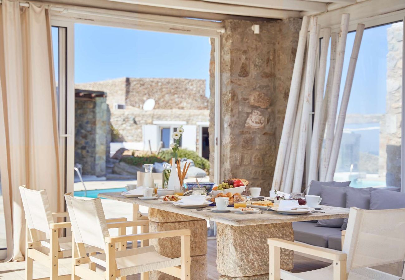 Villa en Mikonos - Villa Petrolefko Mykonos 6-bd