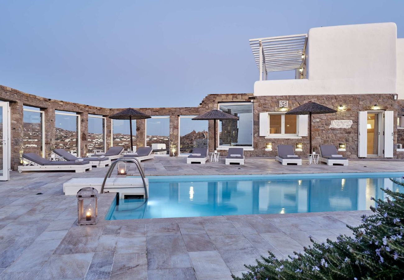 Villa en Mikonos - Villa Petrolefko Mykonos 6-bd