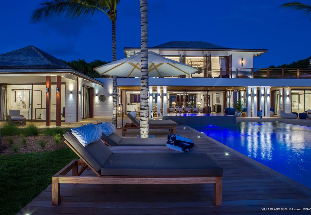 Villa à Saint Barthélemy - Villa Blanc Bleu St Barth 5-bd