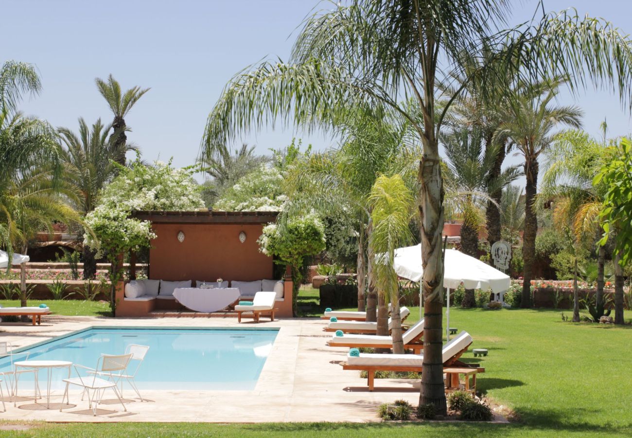 Villa à Marrakech Alentours - VILLA JARDIN NOMADE MARRAKECH 5-BD
