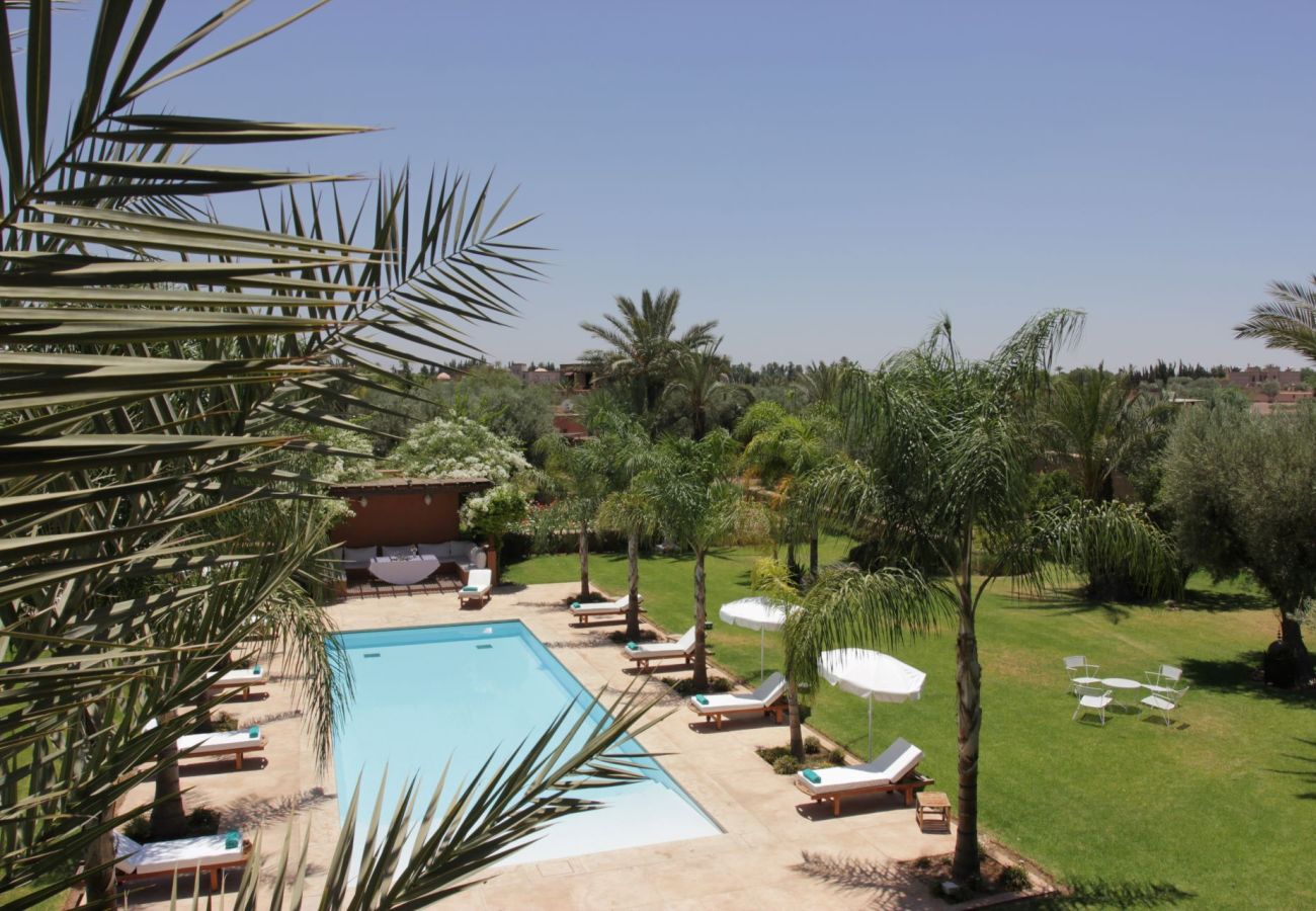 Villa à Marrakech Alentours - VILLA JARDIN NOMADE MARRAKECH 6-BD