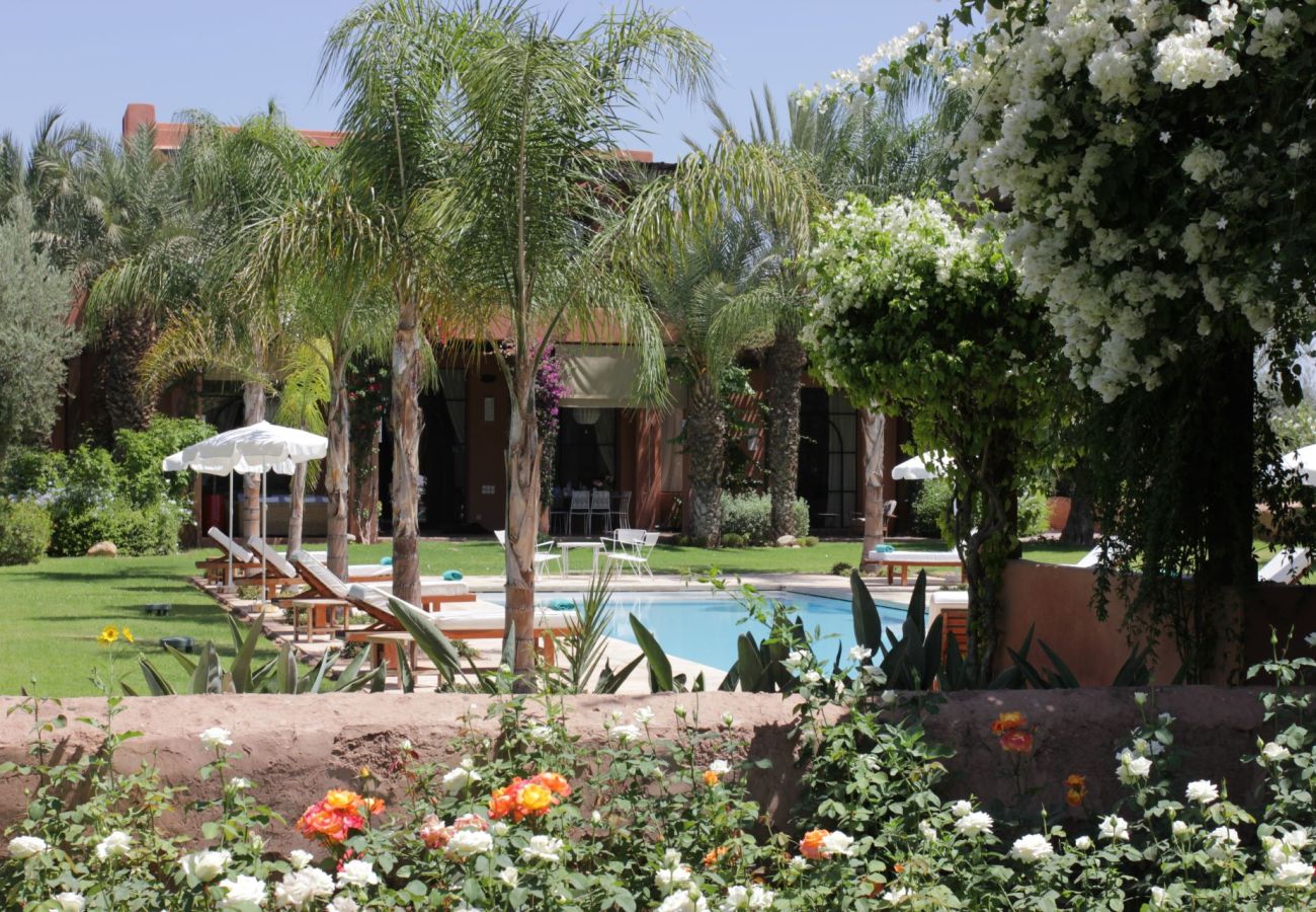 Villa à Marrakech Alentours - VILLA JARDIN NOMADE MARRAKECH 6-BD