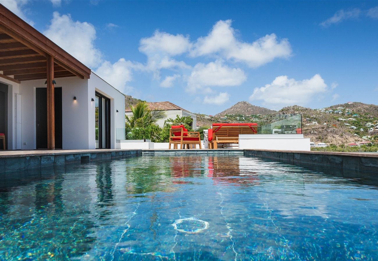 villa belharra st barth avec piscine privée