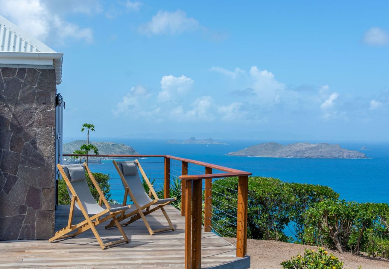 louer une villa à st barth avec une vue splendide sur l'océan