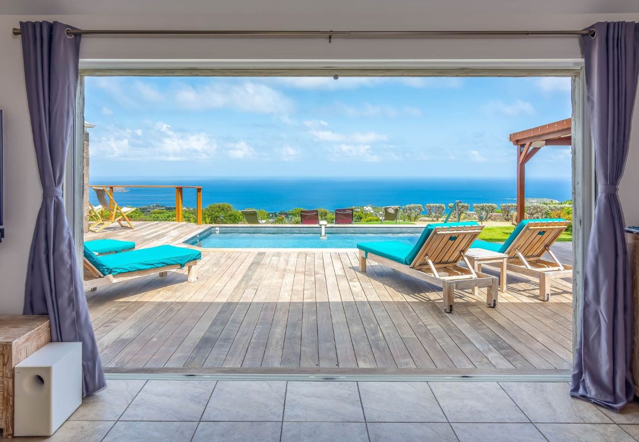 location vacances kawai st barth avec piscine