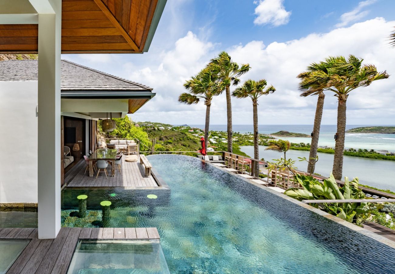 splendide villa en location sur l'ile de st barth 