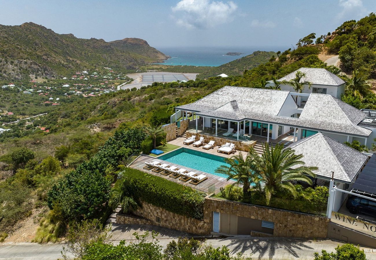 villa avec service de nettoyage quotidien st barth