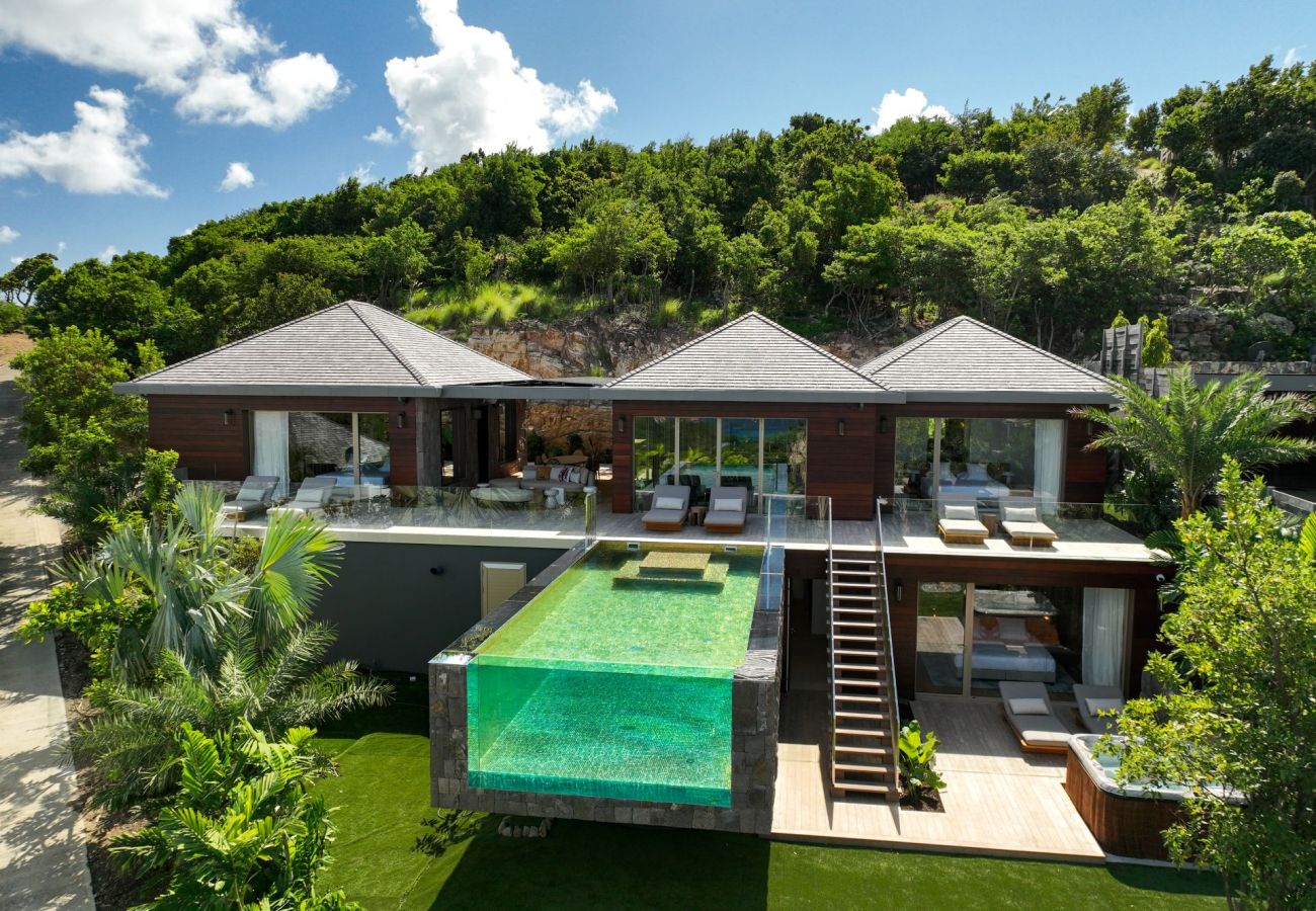 villa de luxe 6 personnes avec piscine chauffée st barth