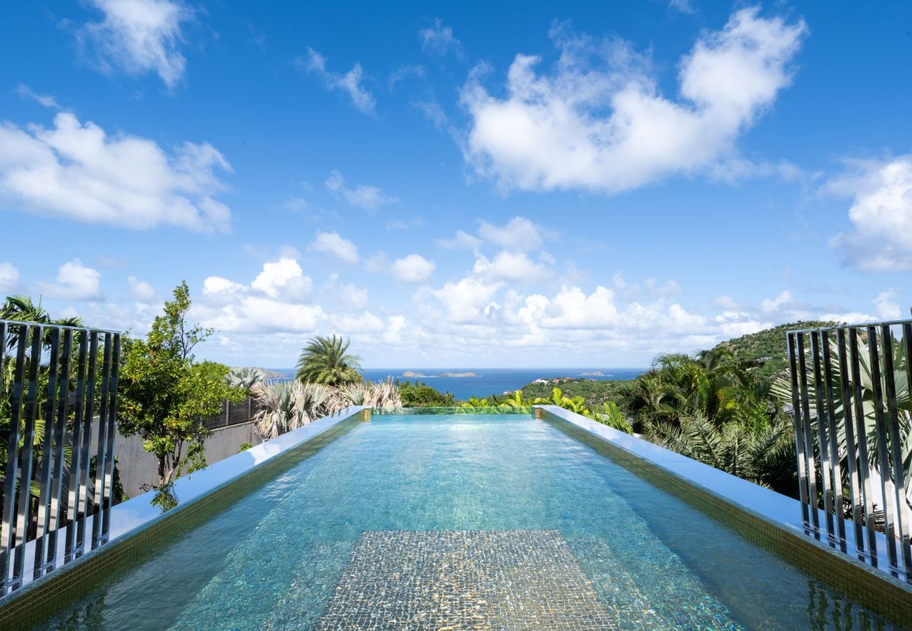 villa vue océan st barth saint jean