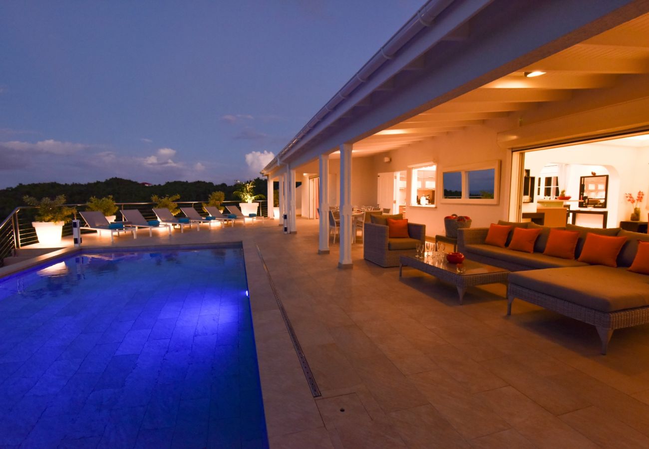 Villa in Saint Barthélemy -  VILLA AU COEUR DU ROCHER ST BARTHS 3-BD