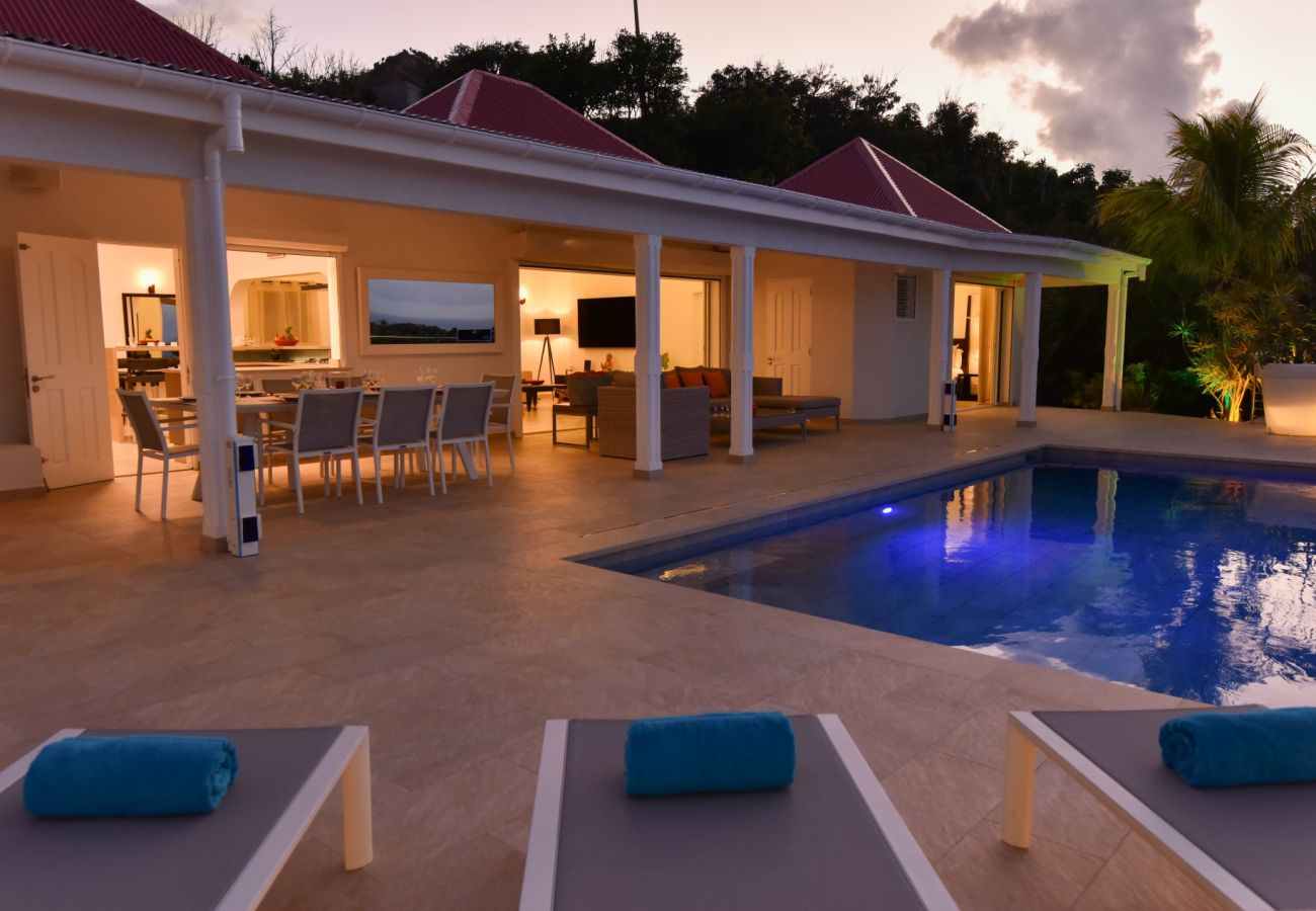 Villa in Saint Barthélemy -  VILLA AU COEUR DU ROCHER ST BARTHS 3-BD