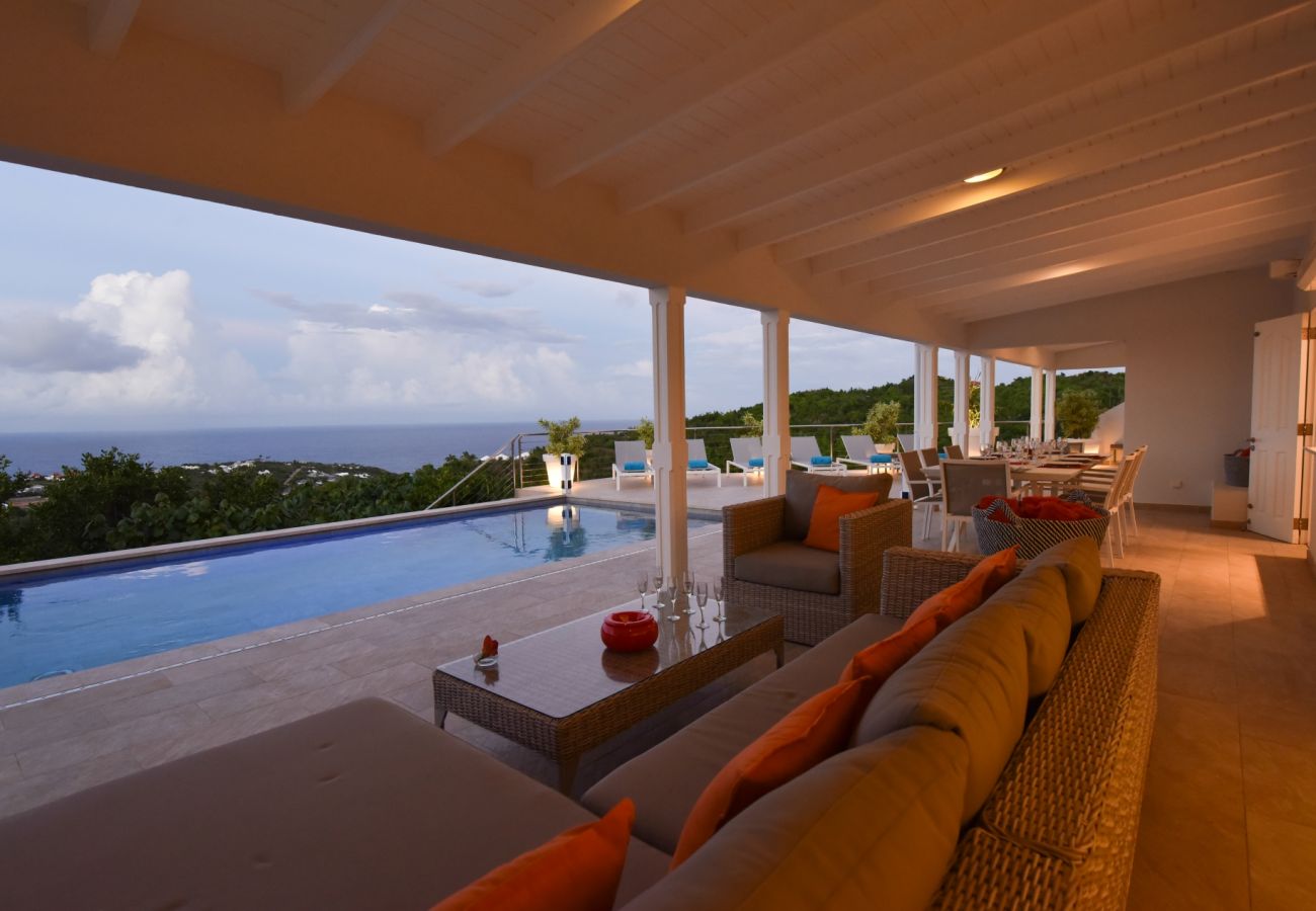 Villa in Saint Barthélemy -  VILLA AU COEUR DU ROCHER ST BARTHS 3-BD