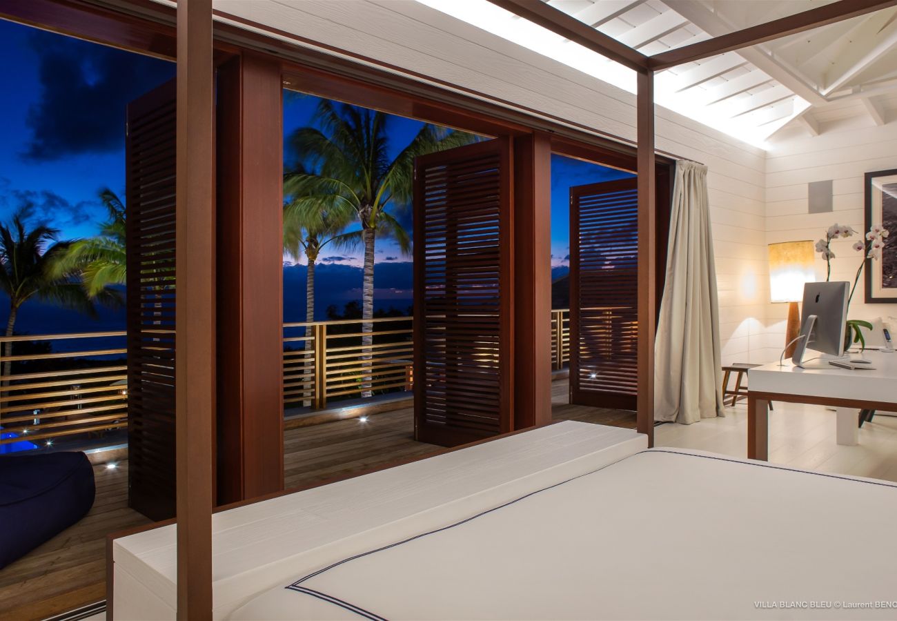 Villa in Saint Barthélemy - VILLA BLANC BLEU ST BARTHS 5-BD