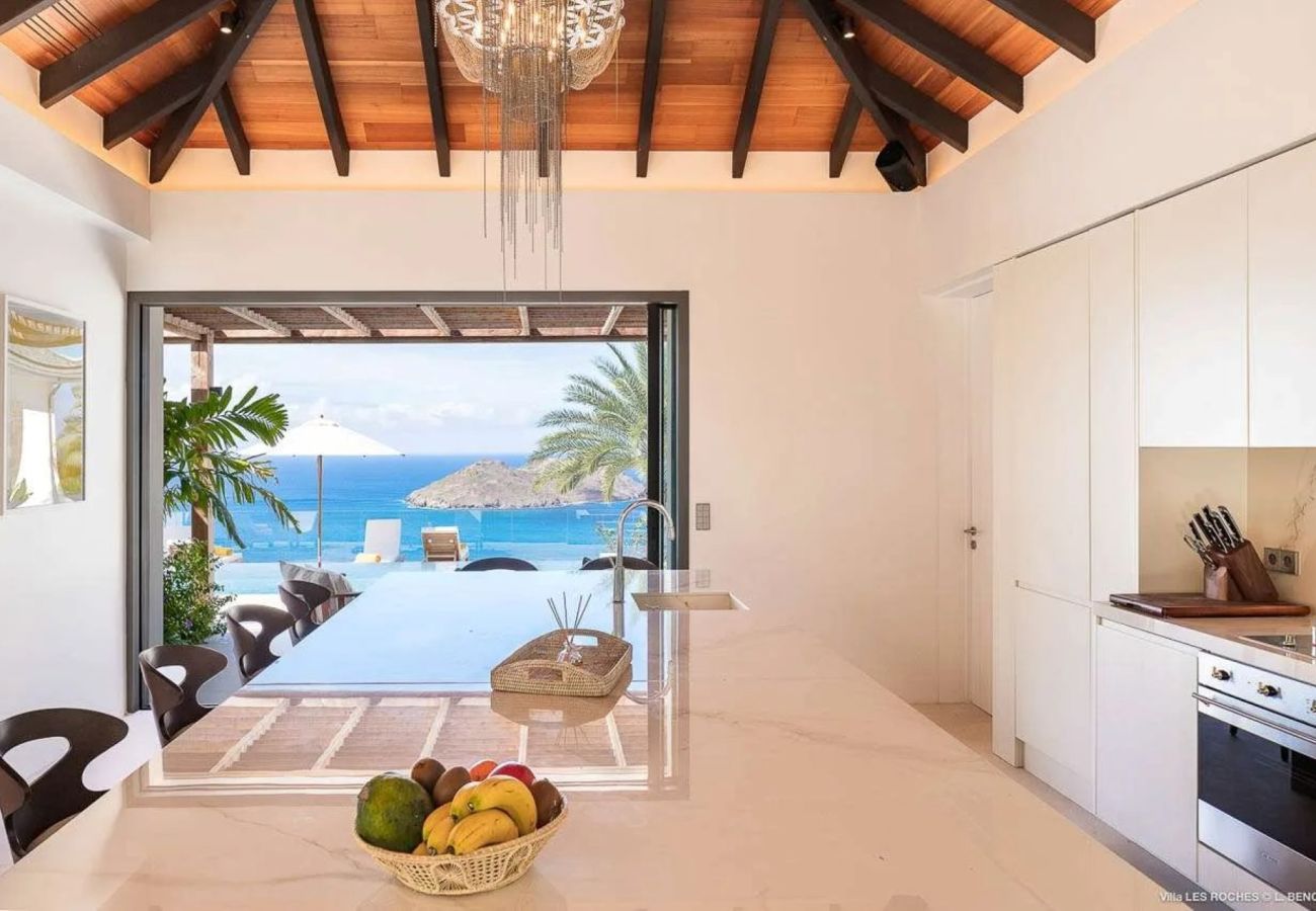 Villa in Saint Barthélemy - VILLA LES ROCHES ST BARTHS 4-BD