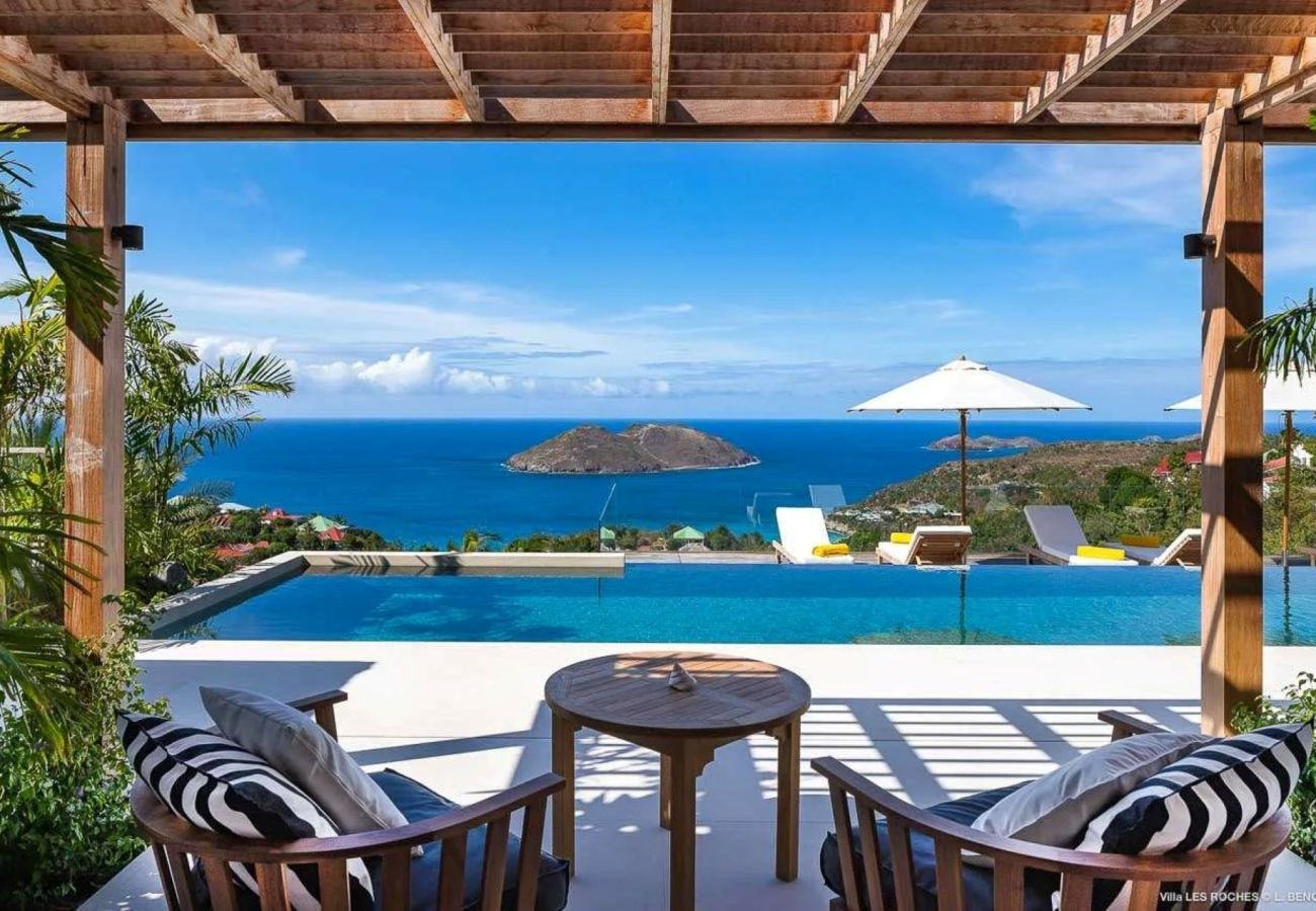 villa les roches st barts