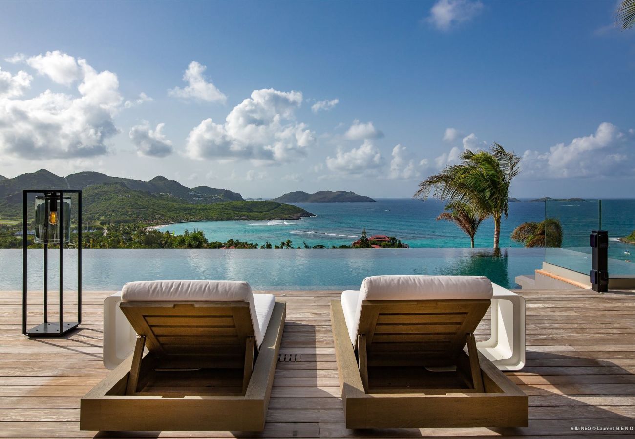 villa neo st barts with terrace and private pool