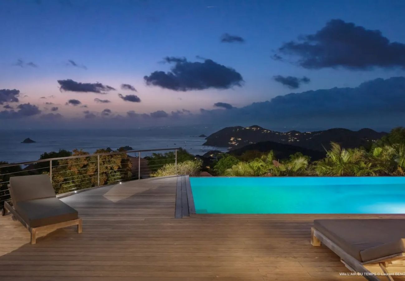 Villa in Saint Barthélemy - VILLA AIR DU TEMPS ST BARTHS 5-BD